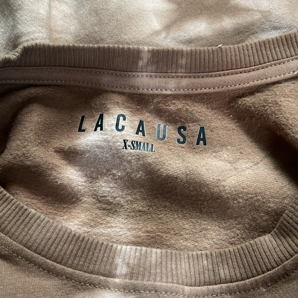 NWT LACAUSA Tie-Dye Sweatshirt - Picture 3 of 5